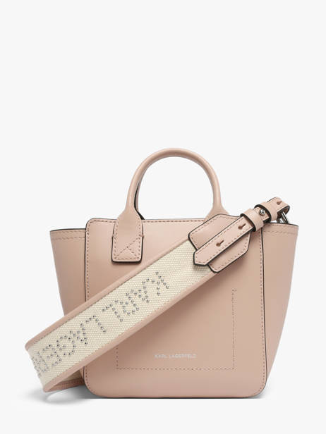 Sac Bandoulière K Daily Cuir Karl lagerfeld Rose k daily B3W30324 vue secondaire 4