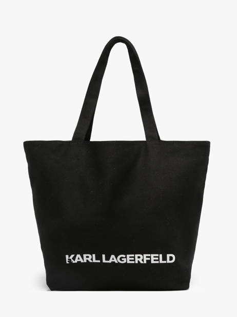 Sac Porté épaule K Ikon Coton Karl lagerfeld Noir k ikon B3W50017 vue secondaire 4
