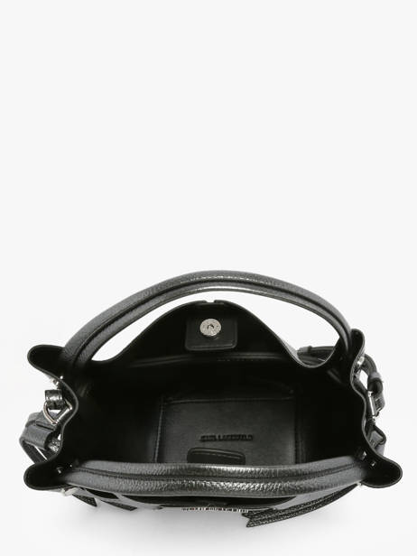 Shoulder Bag K Pierced Leather Karl lagerfeld Silver k pierced B3W30356 other view 3