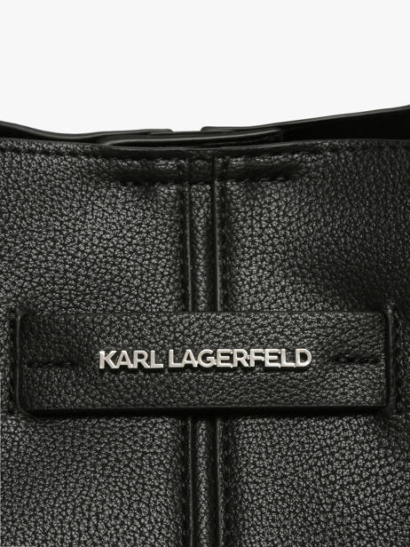 Sac Porté épaule K Pierced Polyurethane Karl lagerfeld Noir k pierced B3W30347 vue secondaire 2