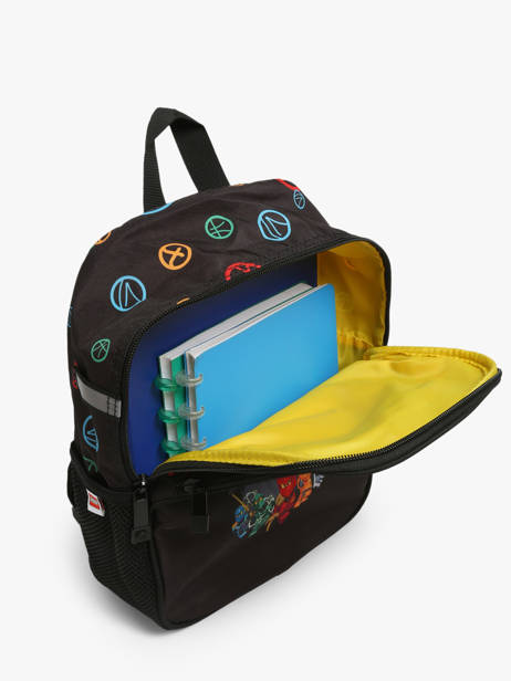 1 Compartment Backpack Lego Black ninjago ninja skills 26 other view 3