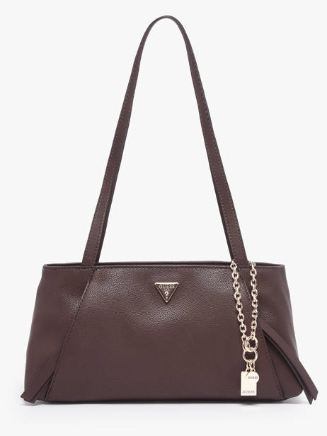 Sac Porté épaule Devon Polyurethane Guess Marron devon BG974509