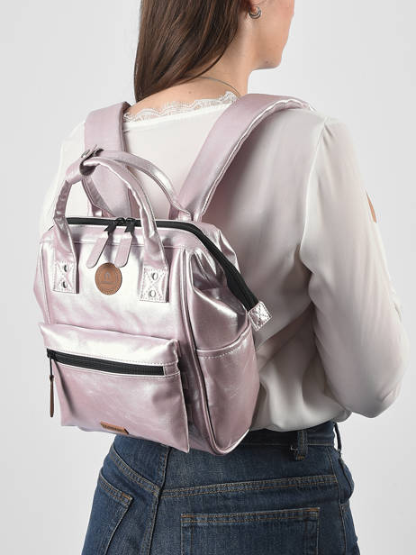 Backpack Adventurer Xs Cabaia Pink adventurer XS other view 1