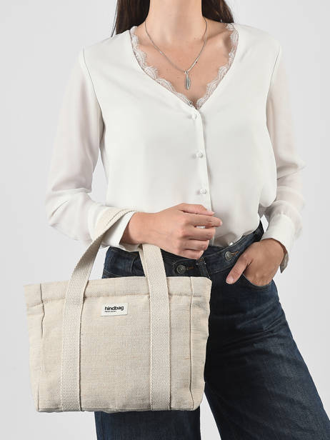 Satchel Jute Hindbag Beige jute JU other view 1