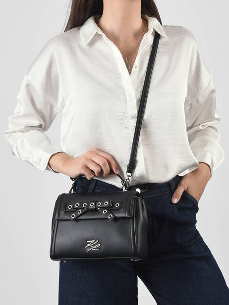 Sac à Main K Autograph Cuir Karl lagerfeld Noir k autograph B3W30051 vue secondaire 1