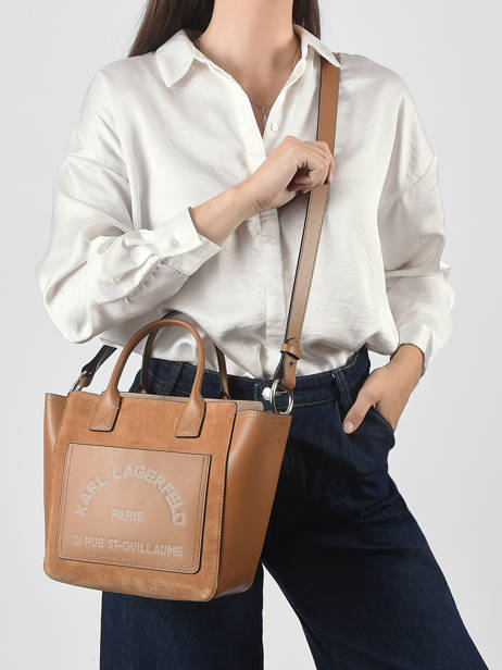 Sac à Main K Daily Cuir Karl lagerfeld Marron k daily B3W30094 vue secondaire 1