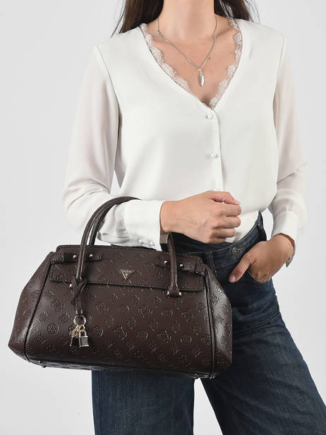 Sac Porté Main Diana Guess Marron diana PD972706 vue secondaire 1