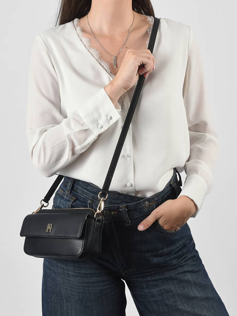 Shoulder Bag Th Icon Tommy hilfiger Black th icon AW18721 other view 1