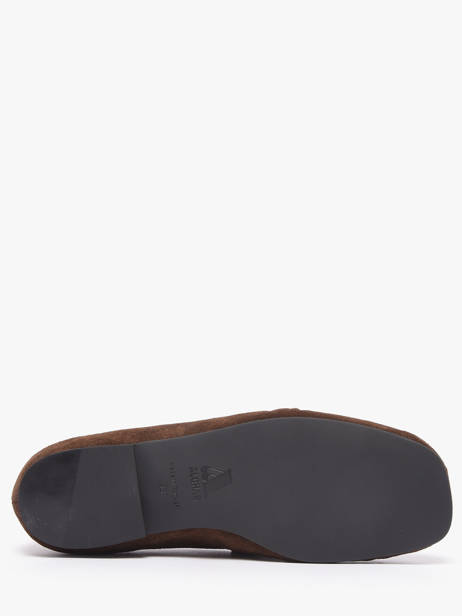 Moccasins In Leather Alohas Brown women 10121401 other view 1