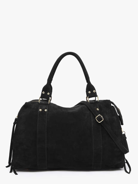 Sac Porté épaule A4 Velvet Milano Noir velvet VE24095O vue secondaire 4