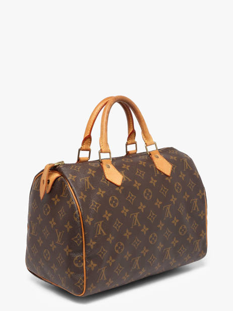 Preloved Louis Vuitton Handbag Speedy 30 Monogram Louis vuitton Brown second life FKBJ5I0A other view 2