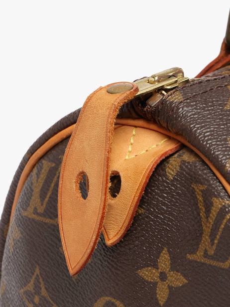 Preloved Louis Vuitton Handbag Speedy 30 Monogram Louis vuitton Brown second life FKBJ5I0A other view 5