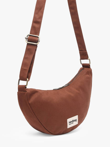 Sac Bandoulière Andrea Coton Hindbag Marron best seller ANDREA vue secondaire 1