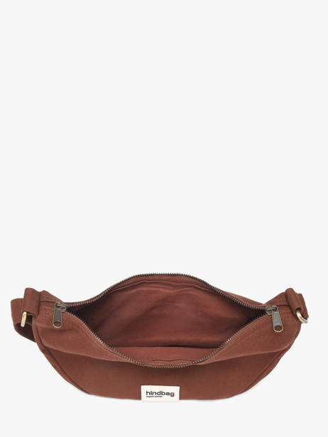 Sac Bandoulière Andrea Coton Hindbag Marron best seller ANDREA vue secondaire 2