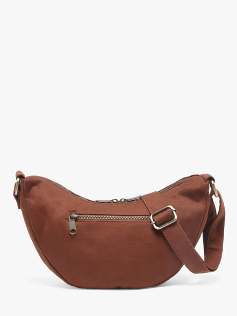 Sac Bandoulière Andrea Coton Hindbag Marron best seller ANDREA vue secondaire 3