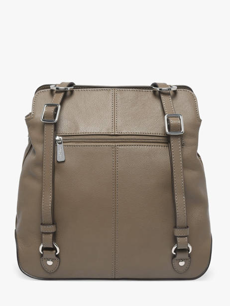 Sac à Dos Cuir Hexagona Beige confort 462107 vue secondaire 4