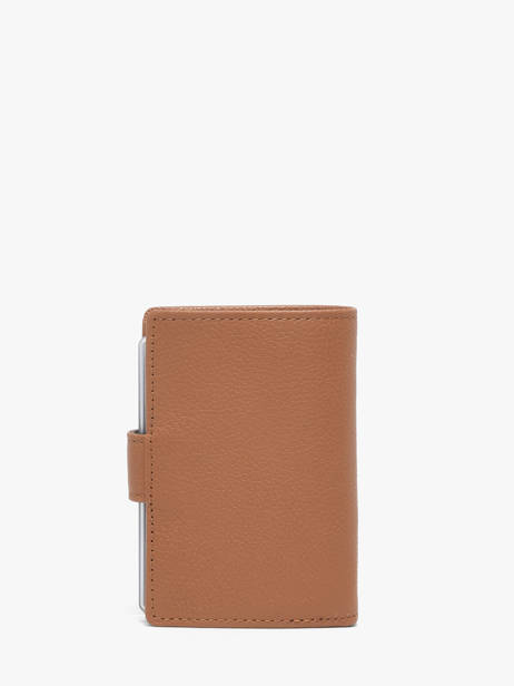 Porte-cartes Cuir Hexagona Marron confort 467254R vue secondaire 2