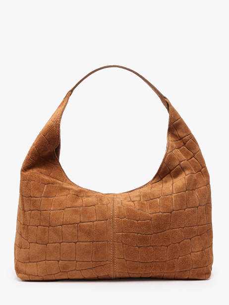 Shoulder Bag Velvet Croco Milano Brown velvet croco CV26061 other view 3