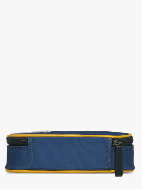 2-compartment Pouch Cameleon Blue vintage family boulanger PLUM other view 3