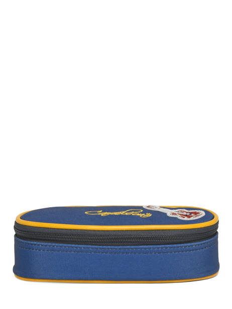 2-compartment Pouch Cameleon Blue vintage family boulanger PLUM other view 4