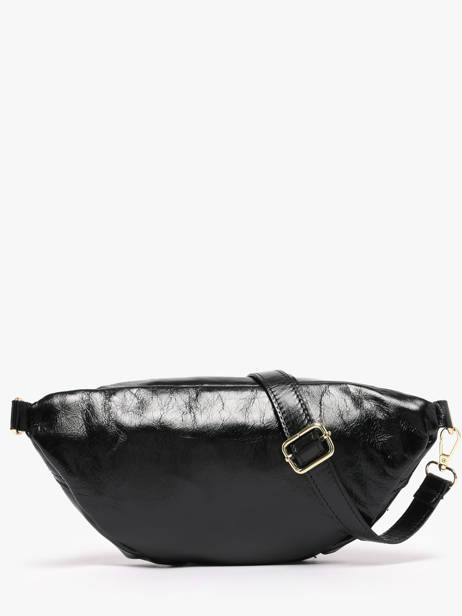 Belt Bag Leather Milano Black shiny sauvage SS24119 other view 3