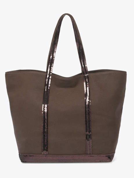 Le Cabas L Paillettes Vanessa bruno Marron cabas 1V40315 vue secondaire 4