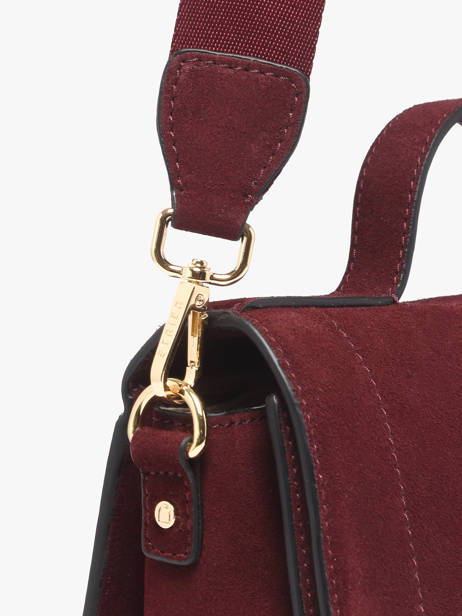 Sac Bandoulière S Altesse Suede Etrier Rouge altesse suede EASU048S vue secondaire 4