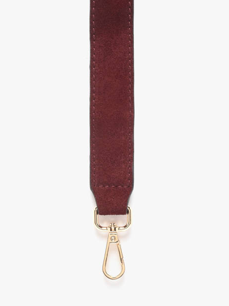 Shoulder Strap Etrier Red altesse suede EASU070M other view 1