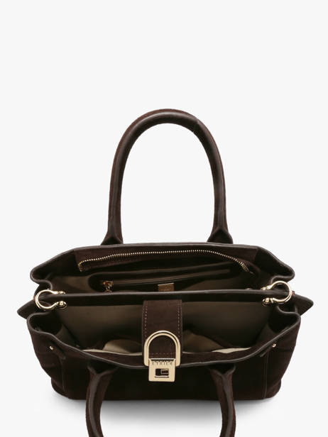 Satchel S Equestre Croco Leather Etrier Brown equestre croco EEQC142S other view 3