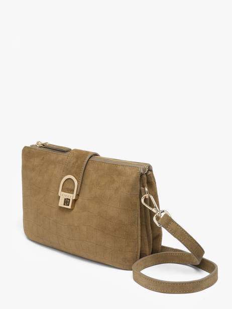 Crossbody Bag Equestre Croco Equestre Croco Etrier Brown equestre croco EEQC0143 other view 2