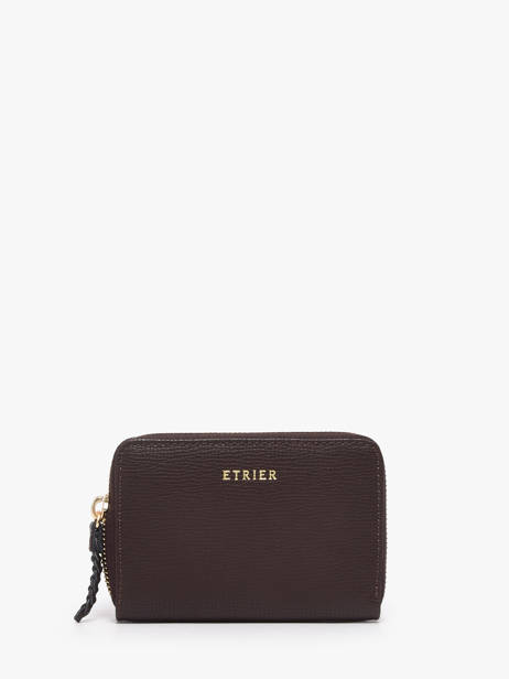 Wallet Torsade Leather Etrier Brown torsade ETOS096M