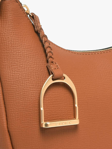 Shoulder Bag Torsade Leather Etrier Brown torsade ETOS167M other view 3