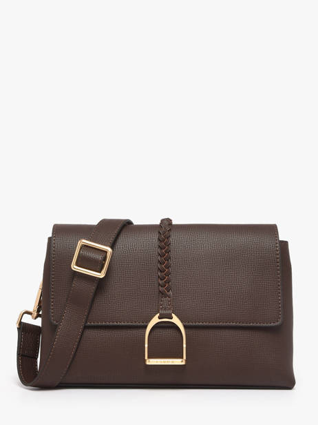Shoulder Bag M Torsade Leather Etrier Brown torsade ETOS169M