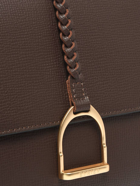 Shoulder Bag M Torsade Leather Etrier Brown torsade ETOS169M other view 2