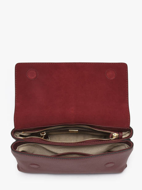 Sac Bandoulière M Torsade Cuir Etrier Rouge torsade ETOS169M vue secondaire 4