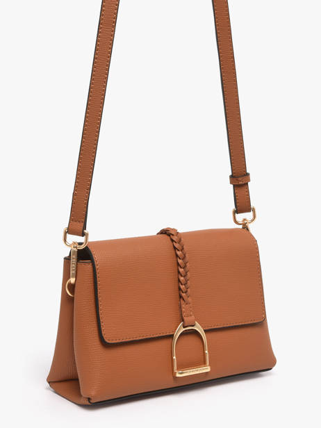 Sac Bandoulière S Torsade Cuir Etrier Marron torsade ETOS169S vue secondaire 2