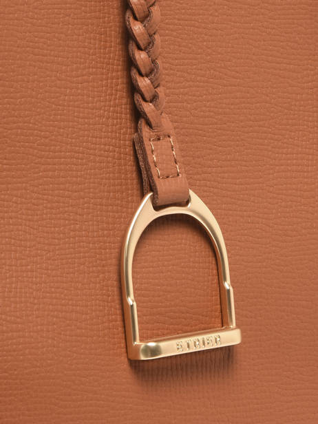 Sac Porté épaule Torsade Cuir Etrier Marron torsade ETOS173L vue secondaire 3