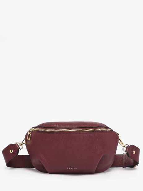 Sac Banane M Tradition Cuir Etrier Violet tradition ETRA022M