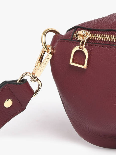 Sac Banane M Tradition Cuir Etrier Violet tradition ETRA022M vue secondaire 3