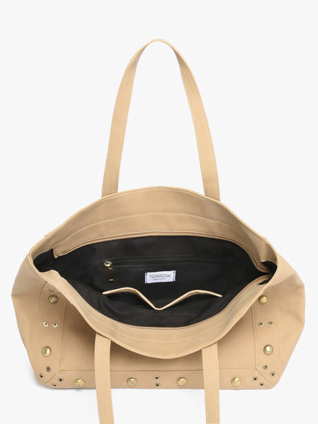 Sac Porté épaule A4 Eyelet Eyelet Torrow Beige eyelet TEYE01 vue secondaire 2
