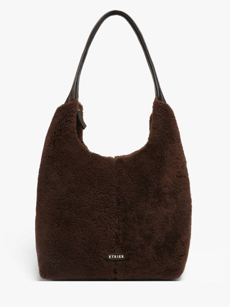 Shoulder Bag Amboise Etrier Brown amboise EAMB154M