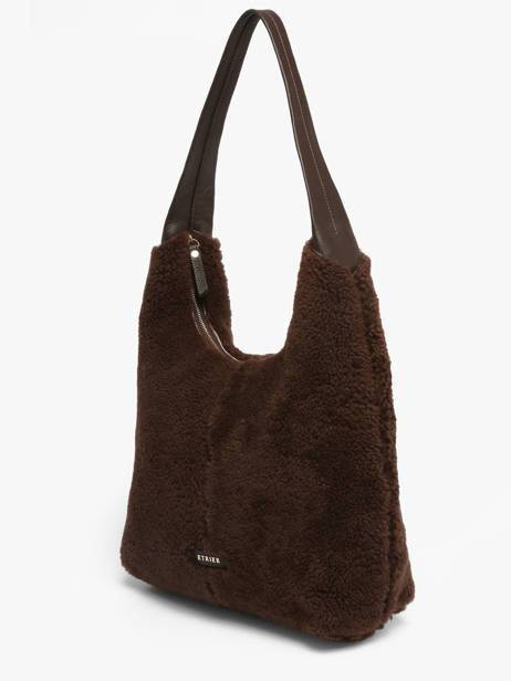 Shoulder Bag Amboise Etrier Brown amboise EAMB154M other view 1
