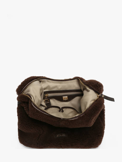 Shoulder Bag Amboise Etrier Brown amboise EAMB154M other view 3