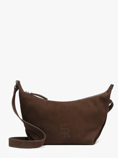 Crossbody Bag Cavalier Nubuck Etrier Brown cavalier nubuck ECAN228M