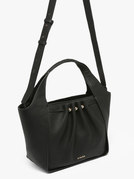 Sac Porté épaule Foudre Cuir Etrier Noir foudre EFOD238M vue secondaire 2