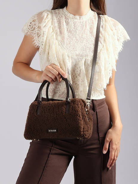 Crossbody Bag Amboise Leather Etrier Brown amboise EAMB220S other view 2