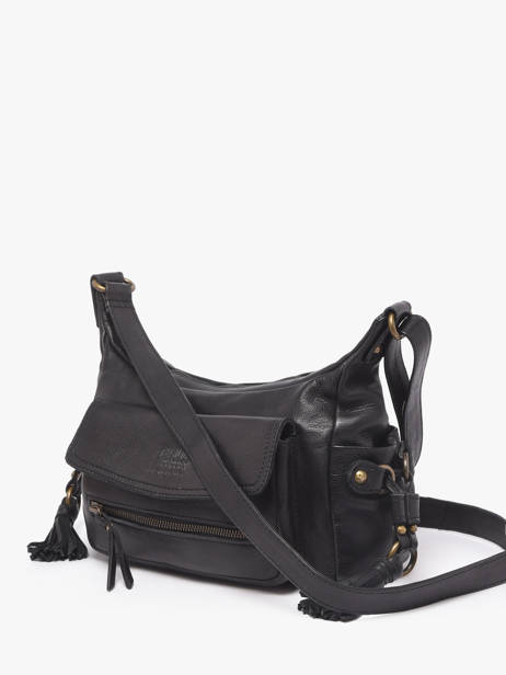 Shoulder Bag Cow Leather Basilic pepper Black cow BCOW91 other view 1