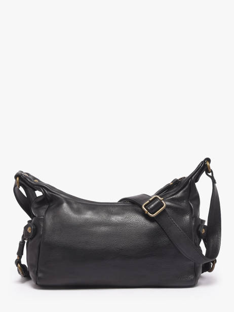 Shoulder Bag Cow Leather Basilic pepper Black cow BCOW91 other view 4