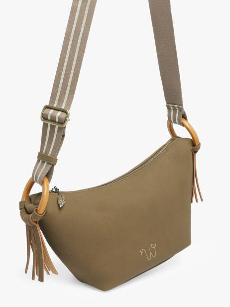 Sac Bandoulière Camomille Woomen Vert camomille WCAO3S vue secondaire 2
