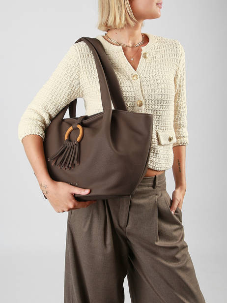 Shoulder Bag Camomille Woomen Brown camomille WCAO07 other view 1